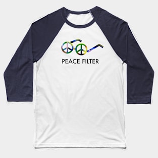 PEACE FILTER Baseball T-Shirt